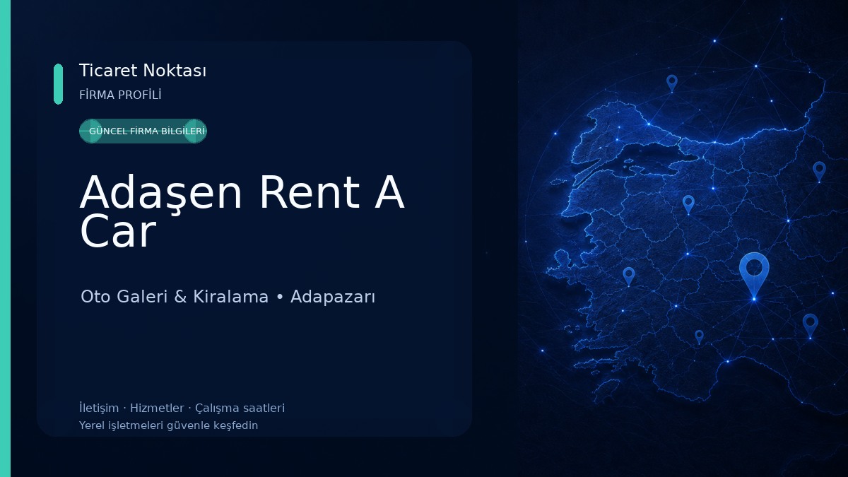 Adaşen Rent A Car Oto Galeri & Kiralama