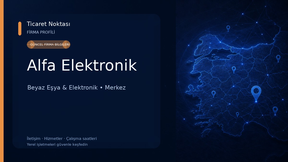 Alfa Elektronik