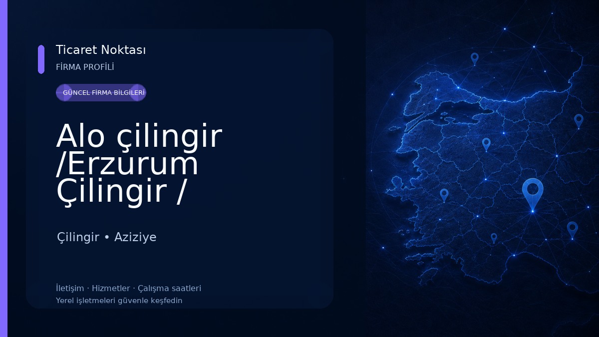 Alo çilingir /Erzurum Çilingir / Dadaşkent Çilingir /merkez çilingir Çilingir
