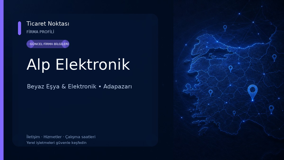 Alp Elektronik Beyaz Eşya & Elektronik