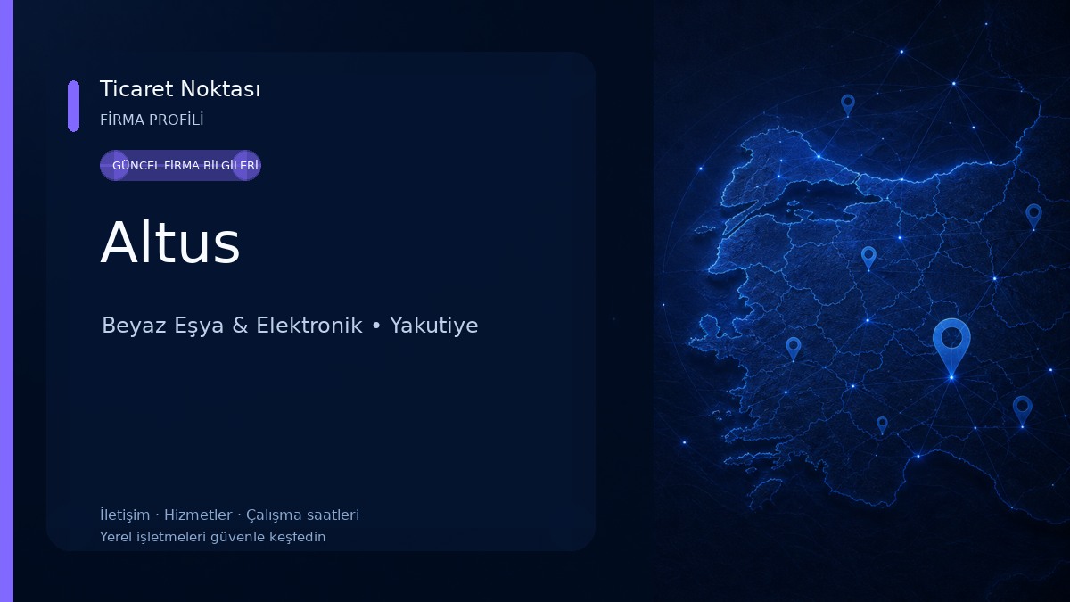 Altus Beyaz Eşya & Elektronik