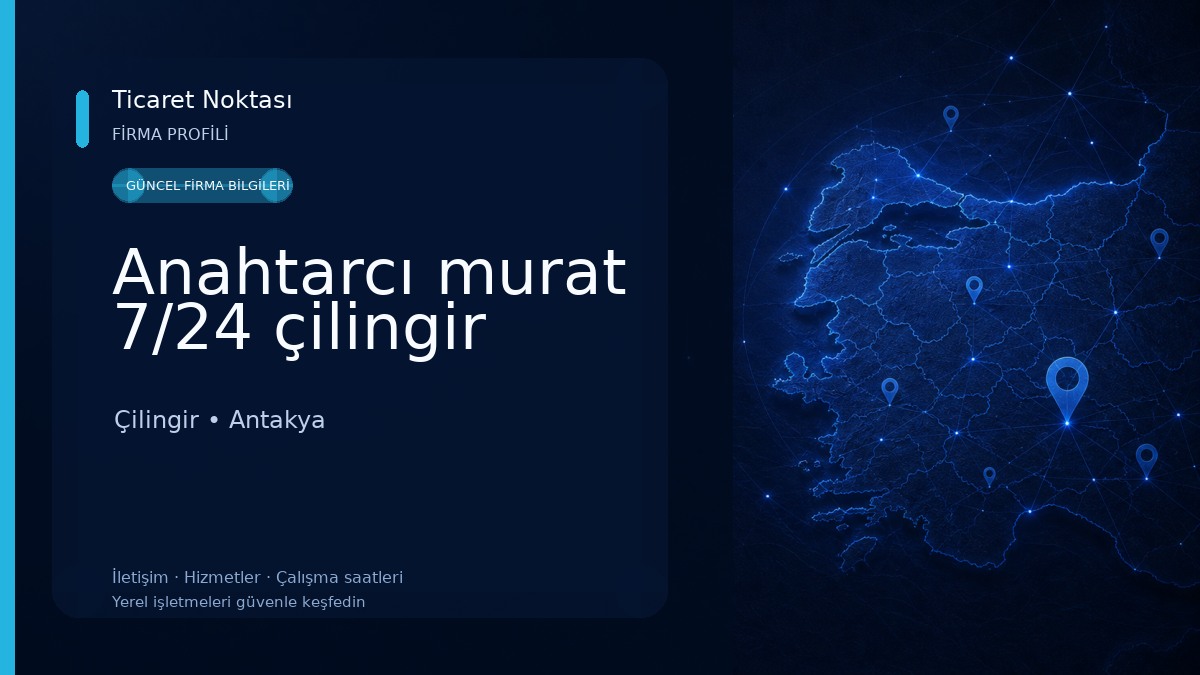 Anahtarcı murat 7/24 çilingir 