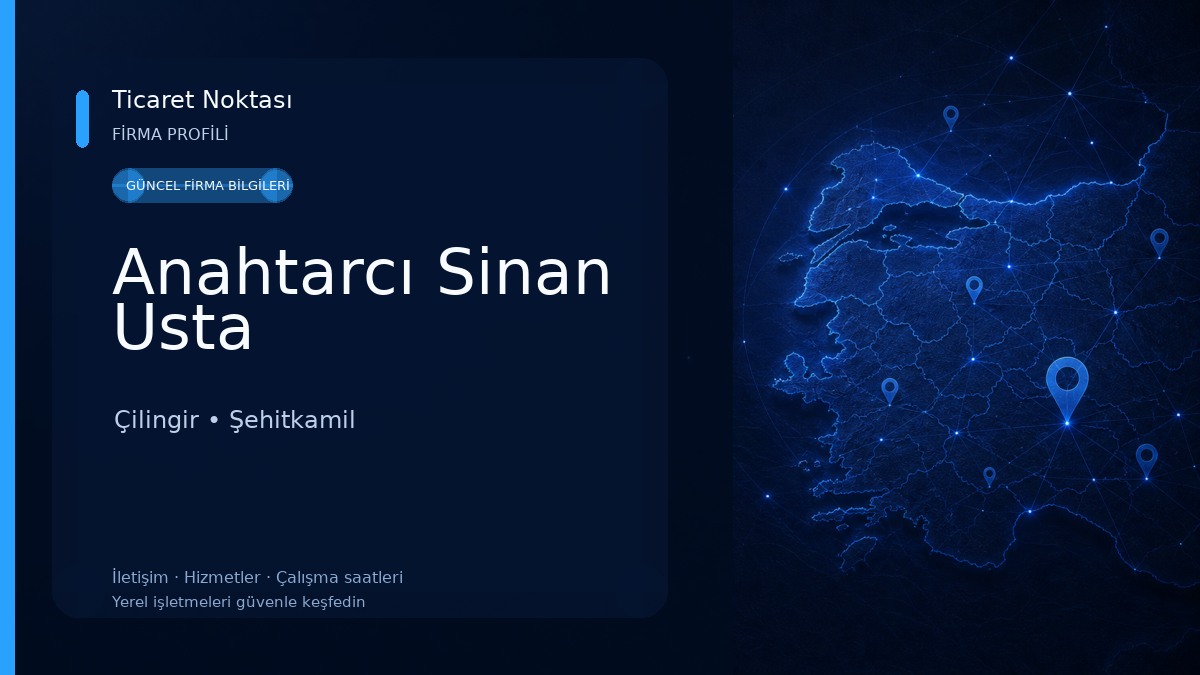 Anahtarcı Sinan Usta Çilingir