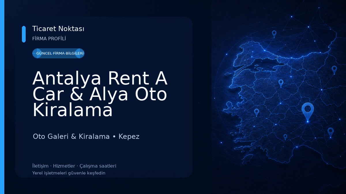 Antalya Rent A Car & Alya Oto Kiralama 