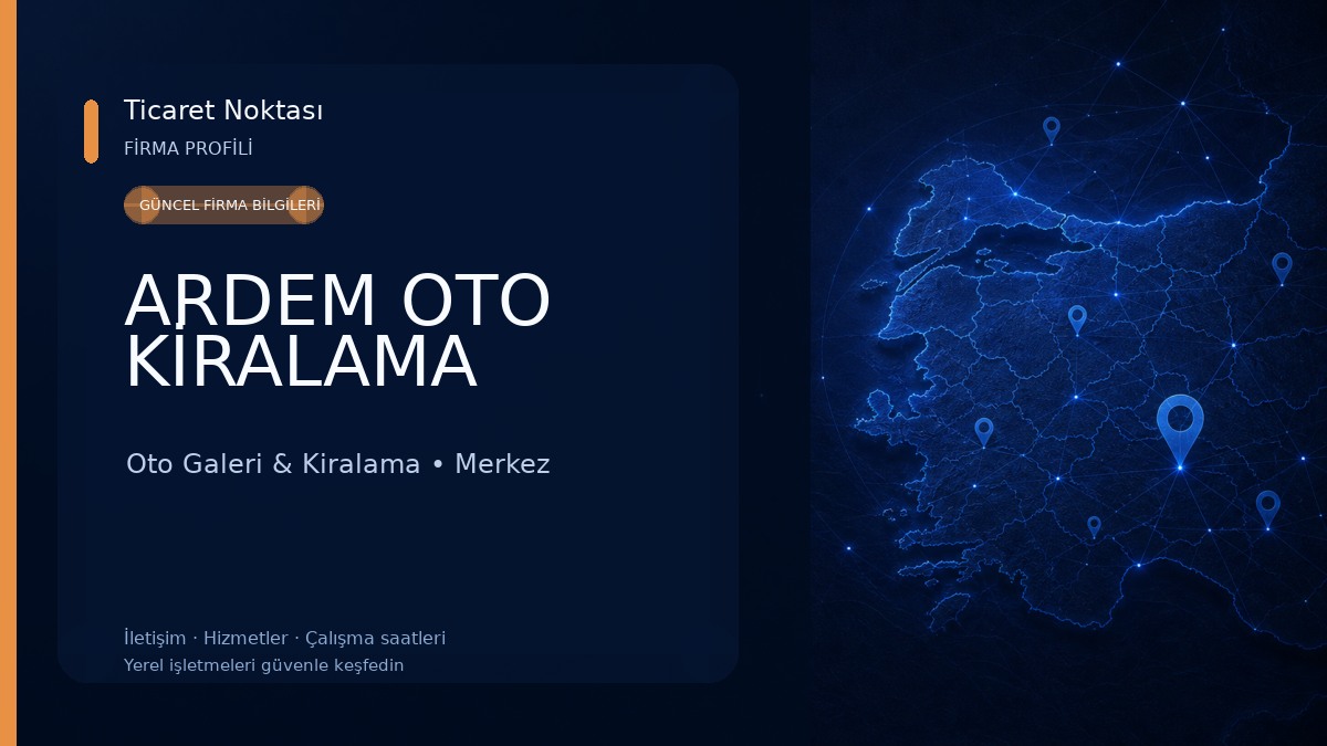 ARDEM OTO KİRALAMA Oto Galeri & Kiralama