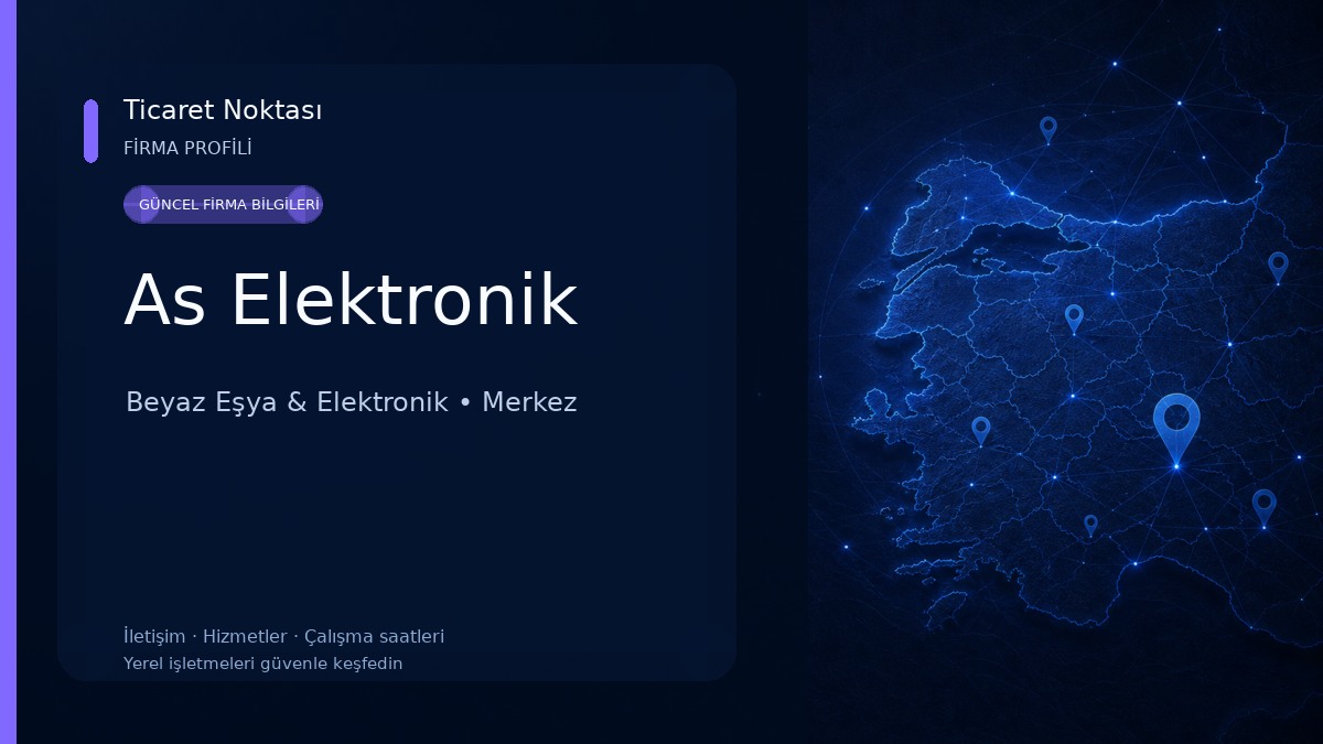 As Elektronik Beyaz Eşya & Elektronik