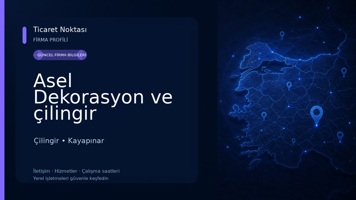 Asel Dekorasyon ve çilingir Çilingir