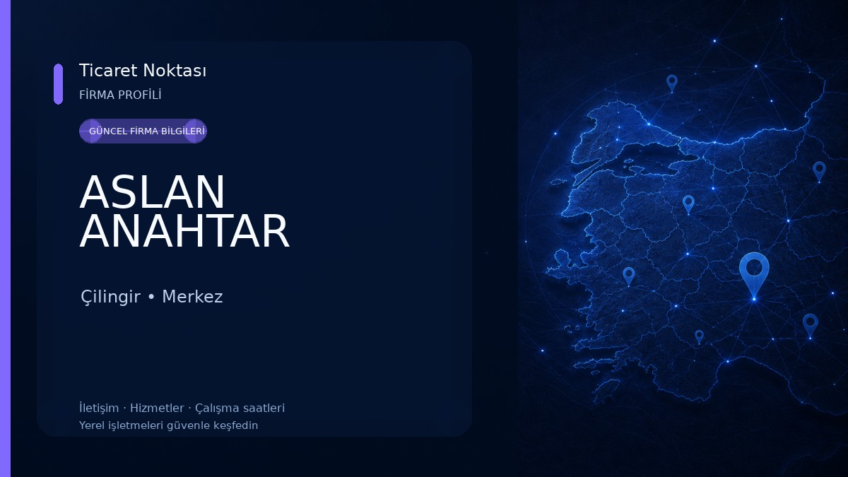 ASLAN ANAHTAR Çilingir