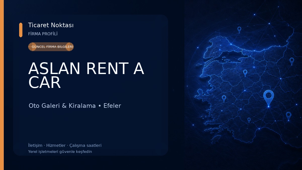ASLAN RENT A CAR Oto Galeri & Kiralama
