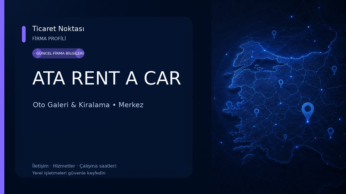 ATA RENT A CAR Oto Galeri & Kiralama