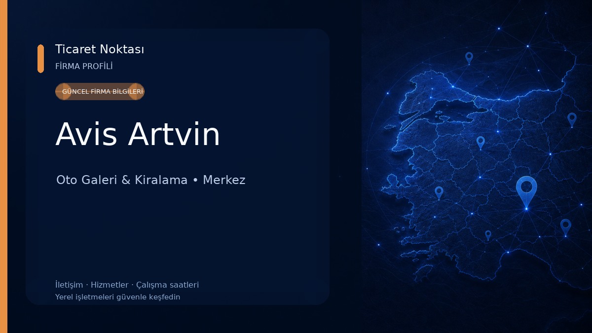 Avis Artvin Oto Galeri & Kiralama