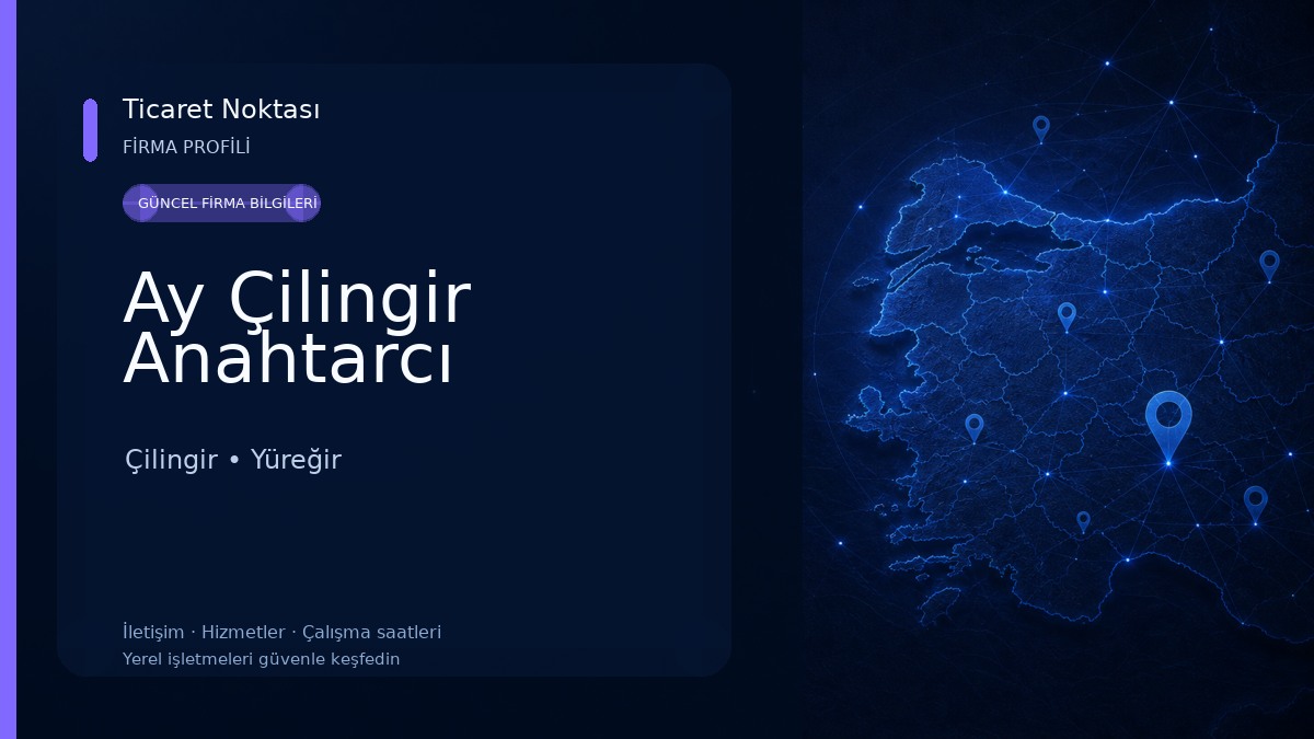 Ay Çilingir Anahtarcı Çilingir