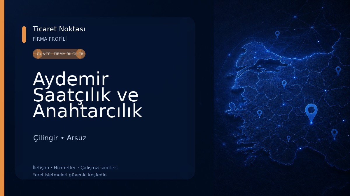 Aydemir Saatçılık ve Anahtarcılık Çilingir