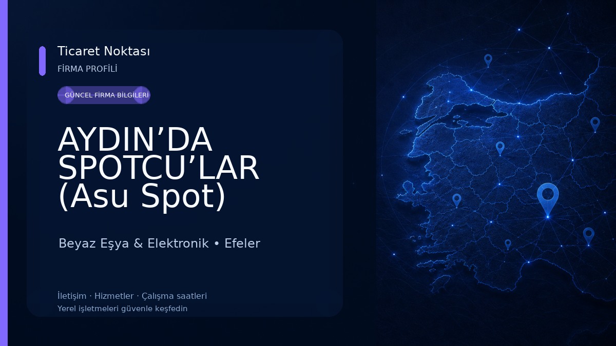 AYDIN’DA SPOTCU’LAR (Asu Spot) Aydın’da Spotcu -Beyaz Eşya- Mobilya- ikinci El eşya -Elektronik- EV EŞYASINA DAİR HERŞEY