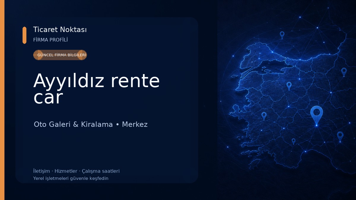 Ayyıldız rente car Oto Galeri & Kiralama