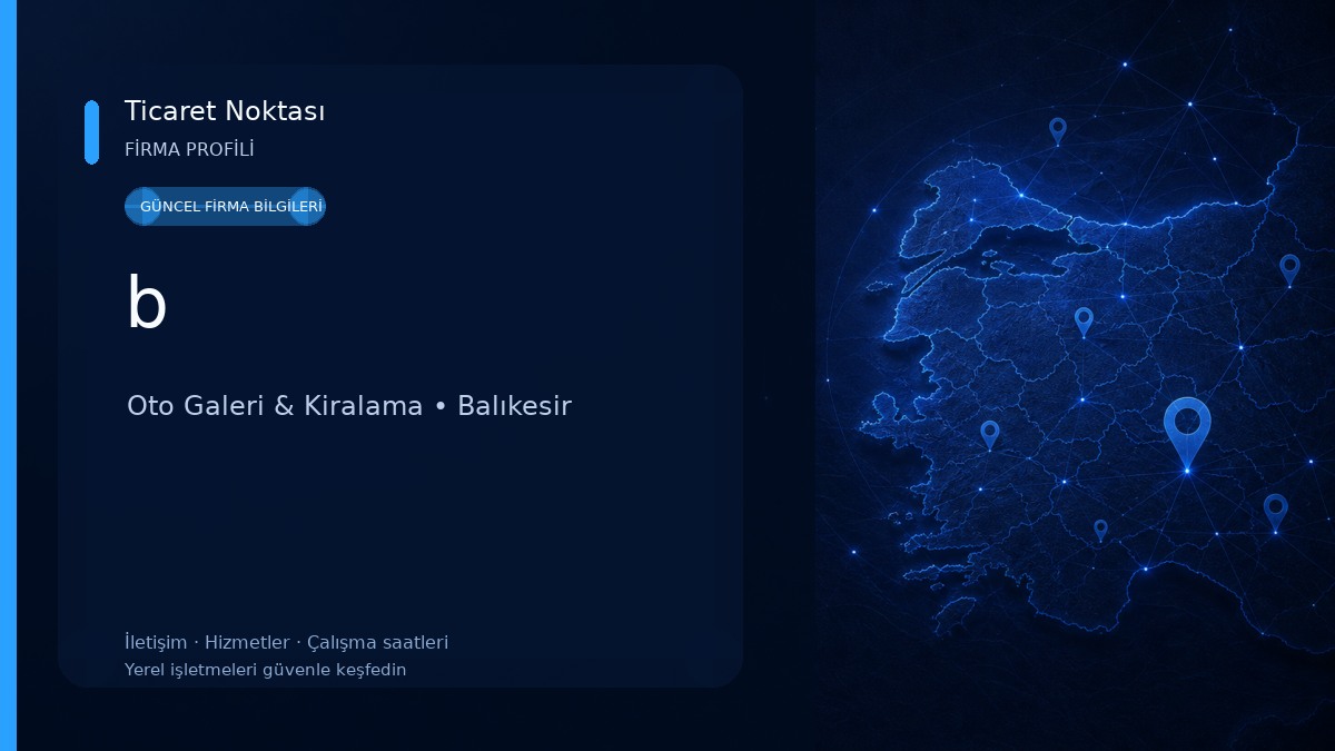b Oto Galeri & Kiralama