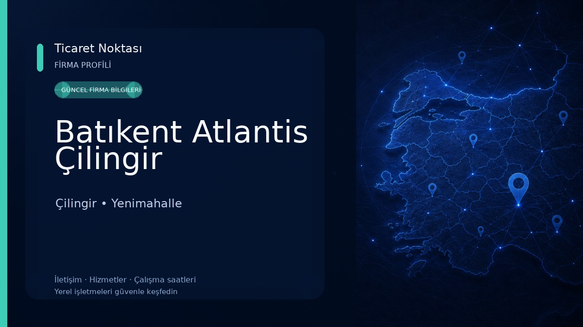 Batıkent Atlantis Çilingir Çilingir