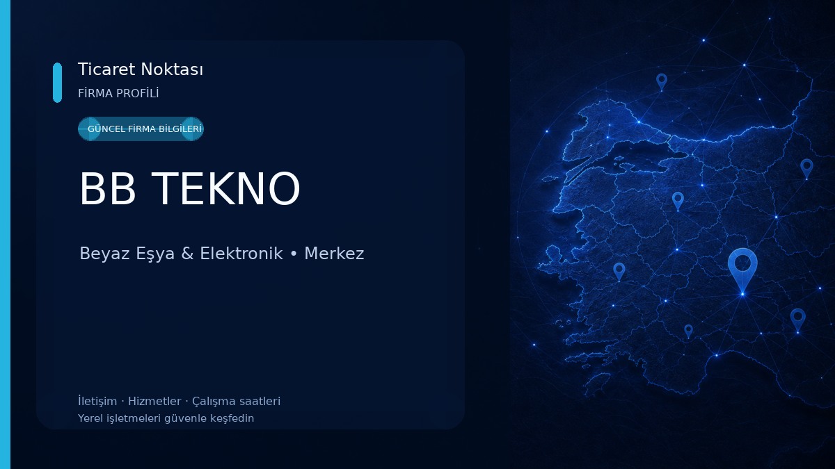 BB TEKNO Beyaz Eşya & Elektronik