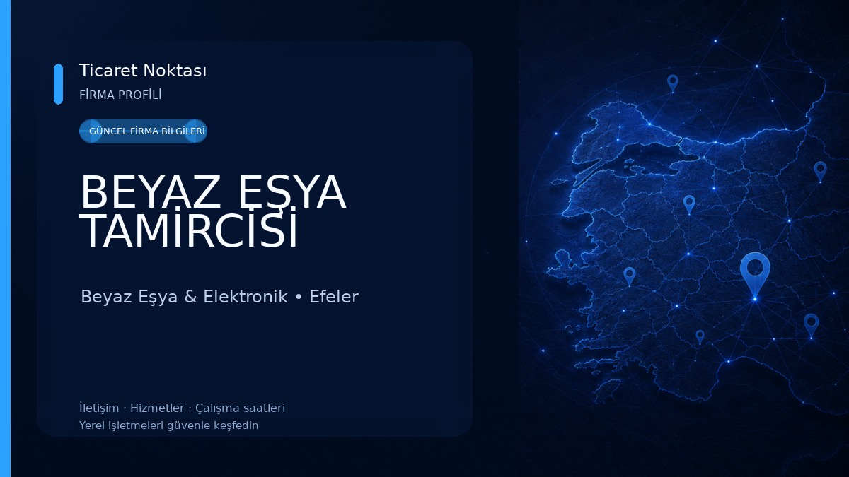 BEYAZ EŞYA TAMİRCİSİ Beyaz Eşya & Elektronik
