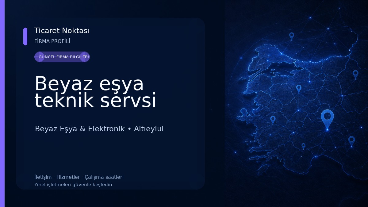 Beyaz eşya teknik servsi Beyaz Eşya & Elektronik