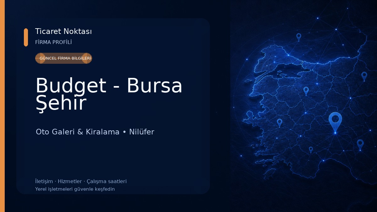 Budget - Bursa Şehir Oto Galeri & Kiralama