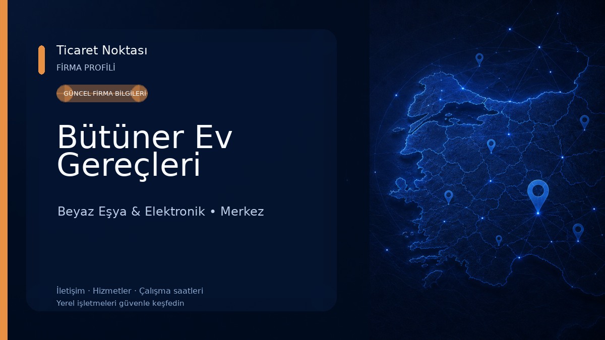 Bütüner Ev Gereçleri