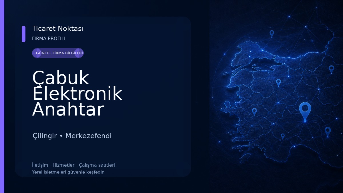 Çabuk Elektronik Anahtar Çilingir