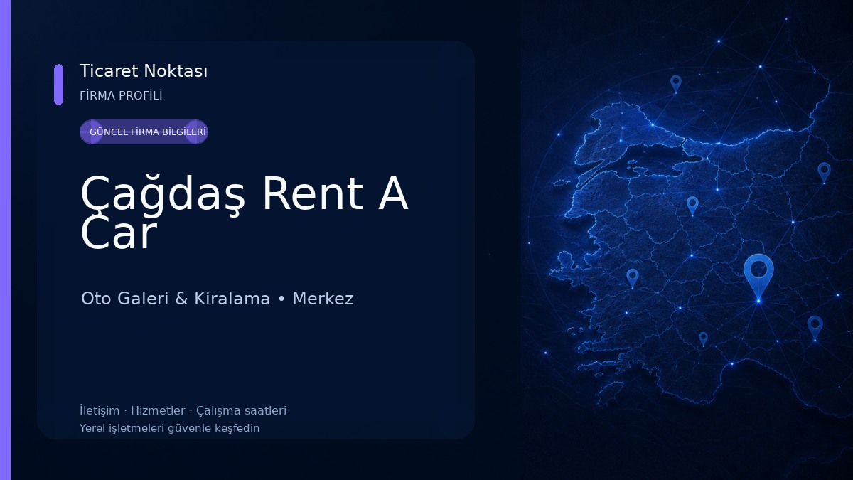 Çağdaş Rent A Car Oto Galeri & Kiralama