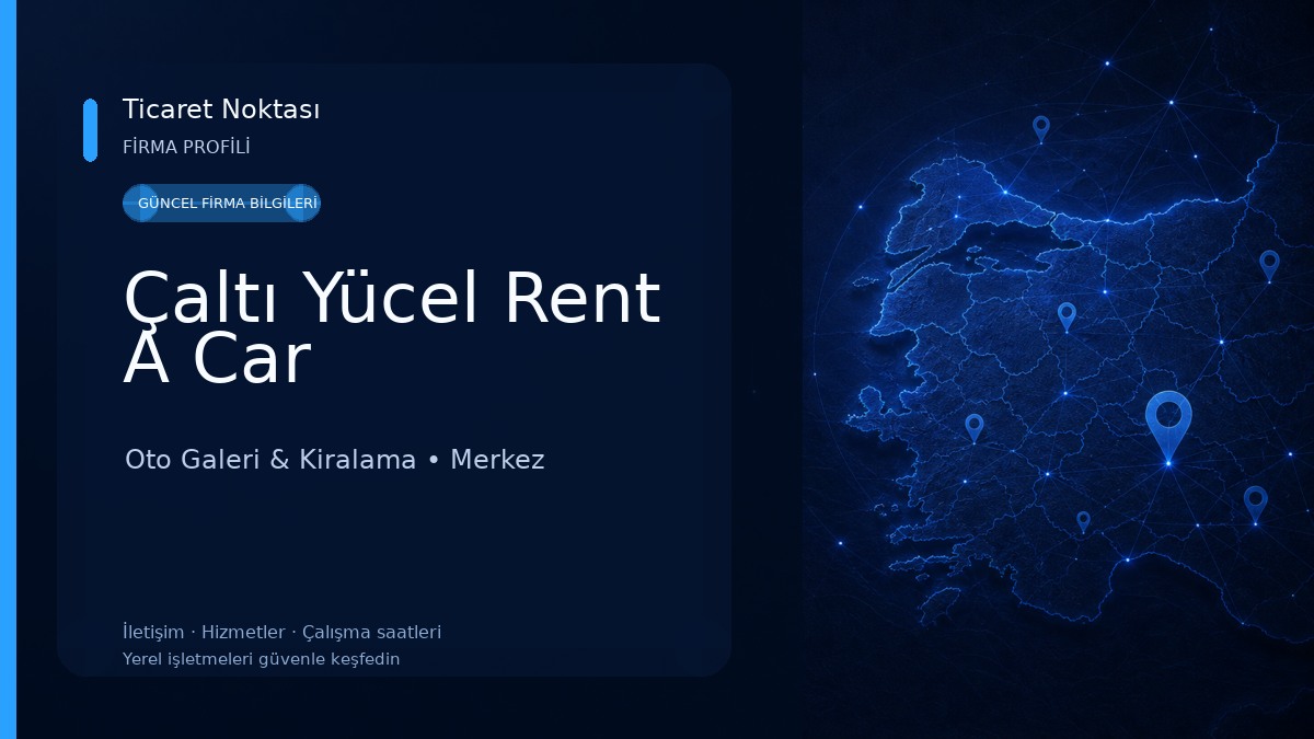 Çaltı Yücel Rent A Car 