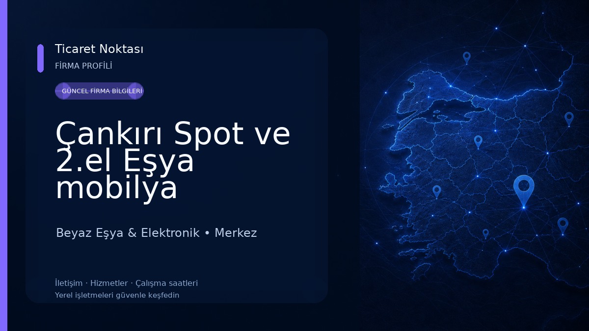 Çankırı Spot ve 2.el Eşya mobilya mağzası Beyaz Eşya & Elektronik