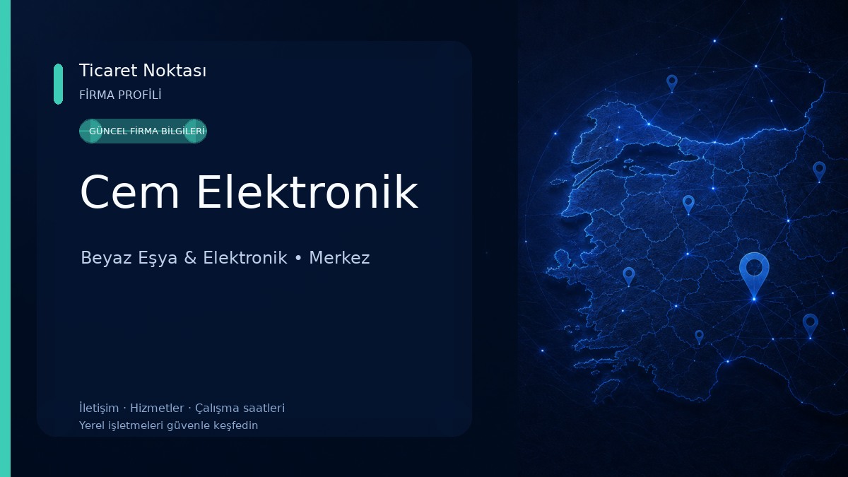 Cem Elektronik Beyaz Eşya & Elektronik