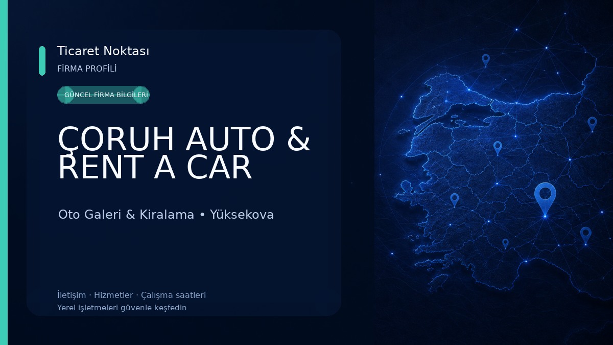 ÇORUH AUTO & RENT A CAR Oto Galeri & Kiralama