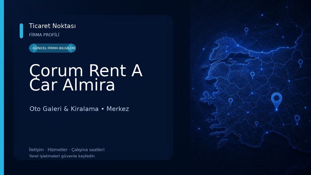Çorum Rent A Car Almira 