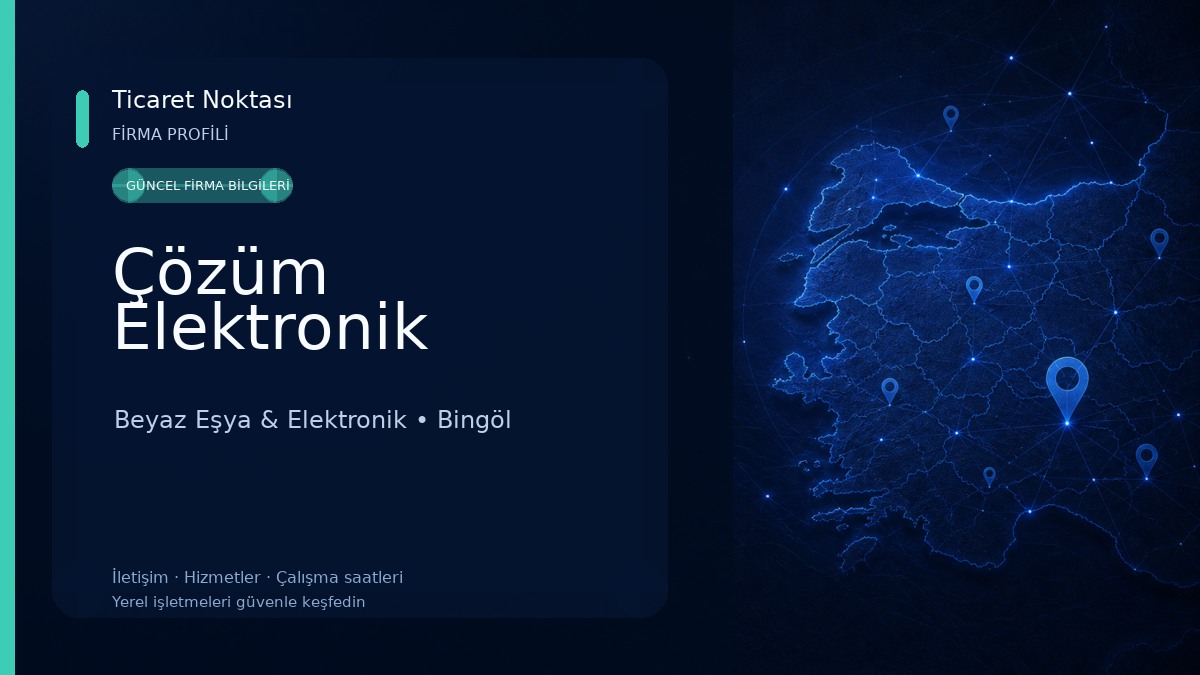 Çözüm Elektronik Beyaz Eşya & Elektronik