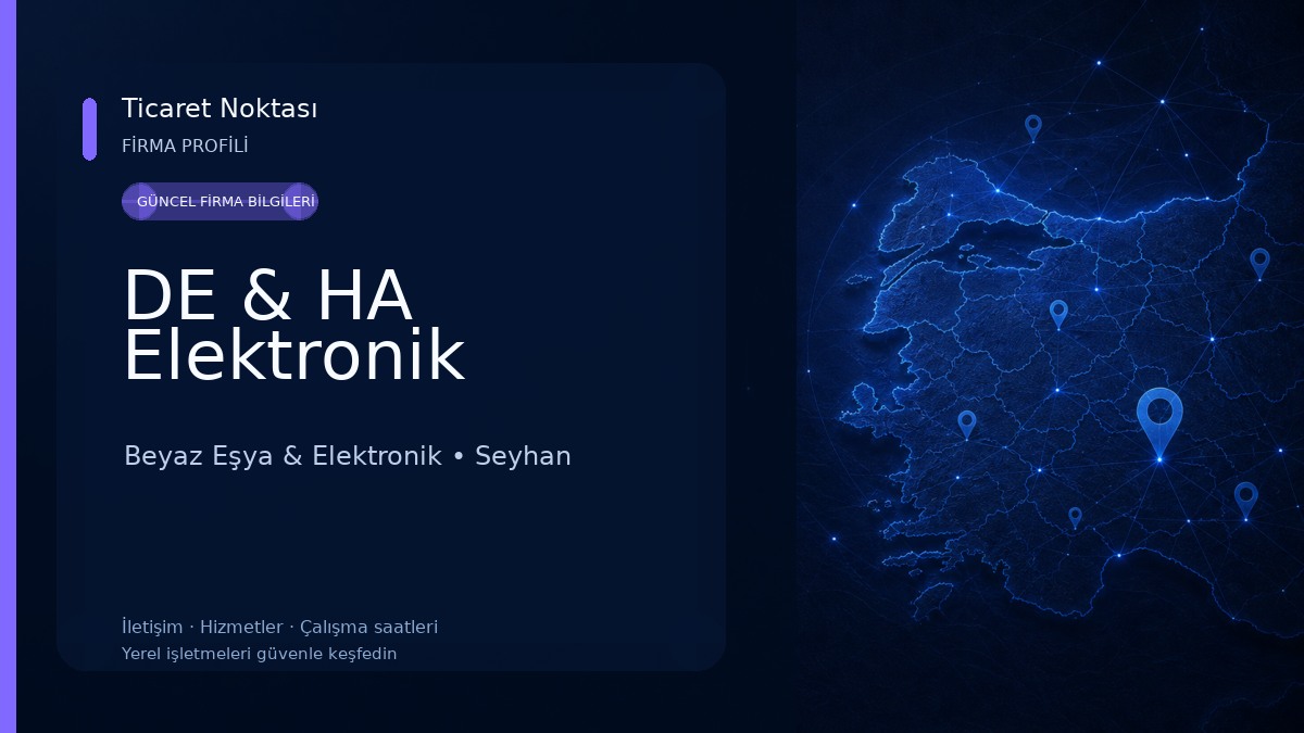 DE & HA Elektronik Beyaz Eşya & Elektronik