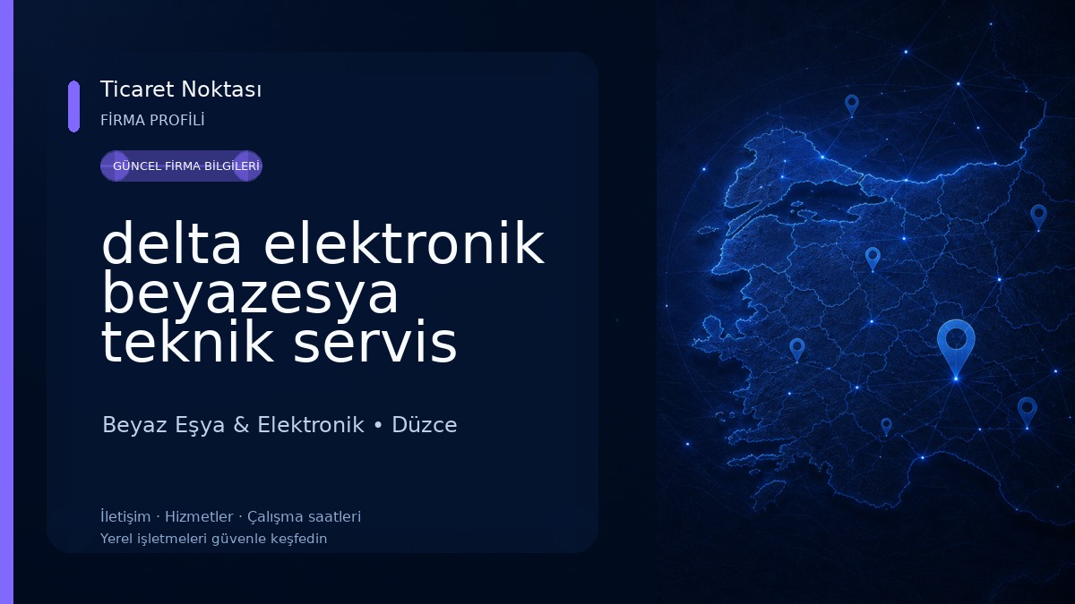 delta elektronik beyazesya teknik servis Beyaz Eşya & Elektronik