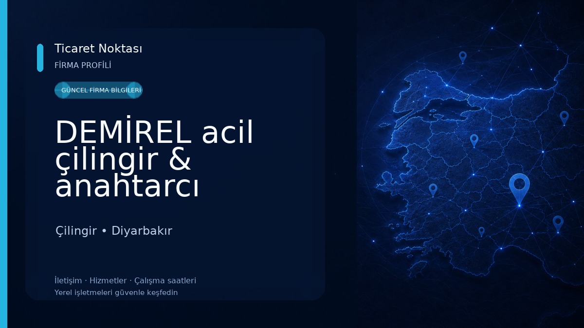 DEMİREL acil çilingir & anahtarcı Çilingir