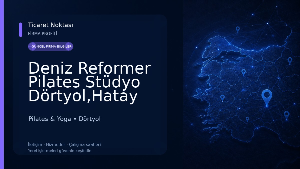 Deniz Reformer Pilates Stüdyo Dörtyol,Hatay Pilates & Yoga