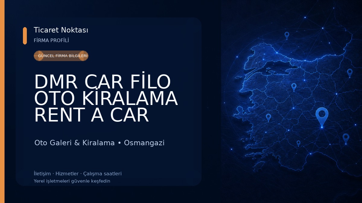 DMR CAR FİLO OTO KİRALAMA RENT A CAR BURSA 