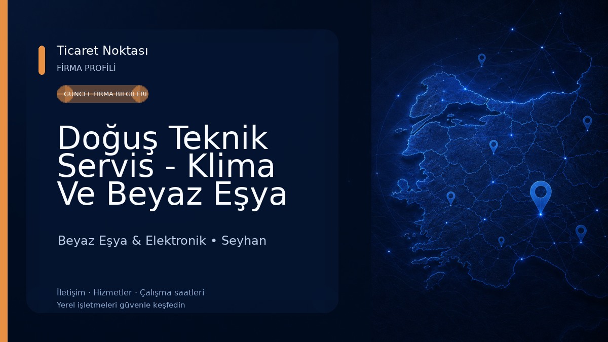 Doğuş Teknik Servis - Klima Ve Beyaz Eşya Servisi Beyaz Eşya & Elektronik