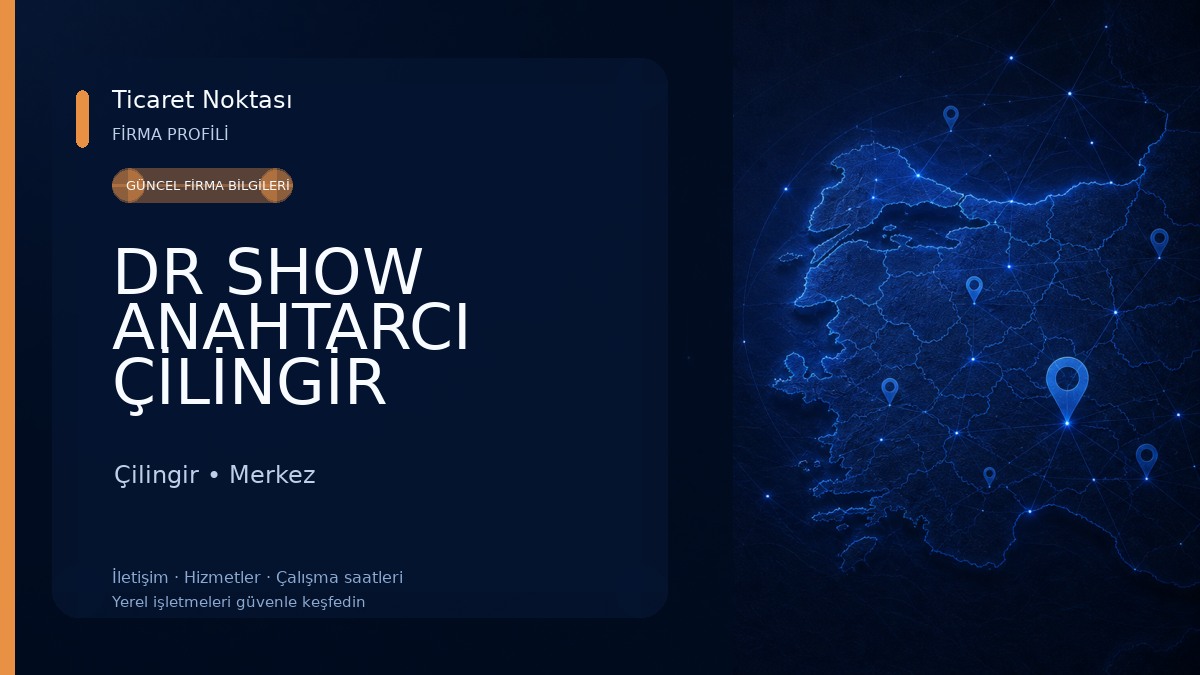 DR SHOW ANAHTARCI ÇİLİNGİR 