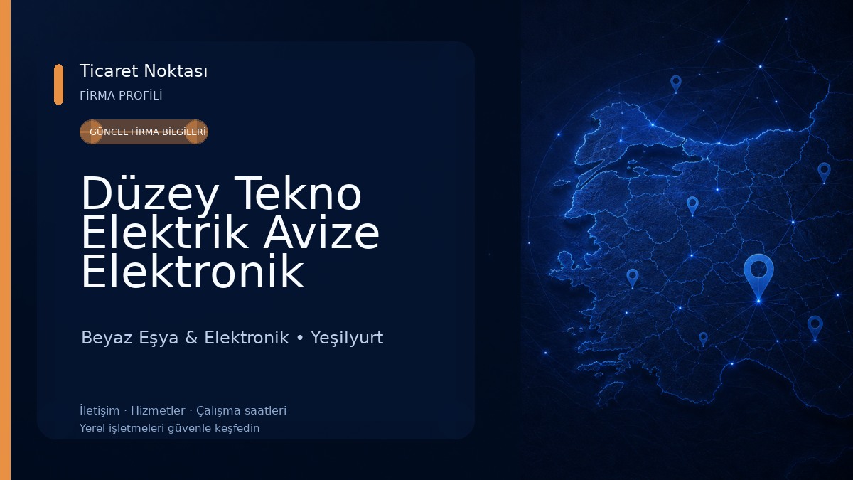 Düzey Tekno Elektrik Avize Elektronik AUDİO Görüntülü Diafon Yetkili servis 