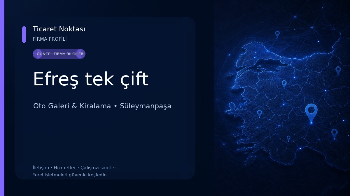 Efreş tek çift 
