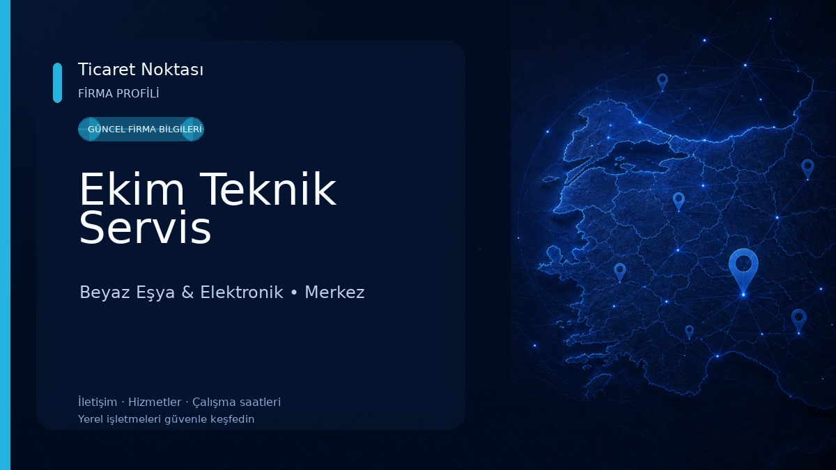 Ekim Teknik Servis Beyaz Eşya & Elektronik