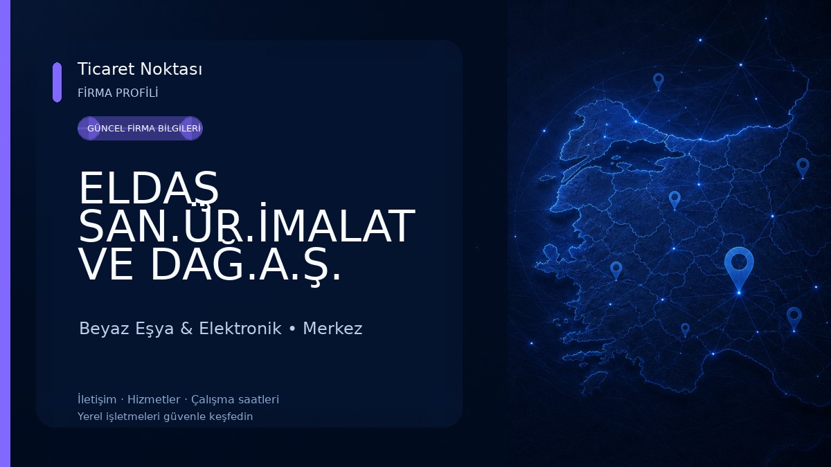 ELDAŞ SAN.ÜR.İMALAT VE DAĞ.A.Ş. ALTUS DİSTRİBÜTÖRÜ Beyaz Eşya & Elektronik