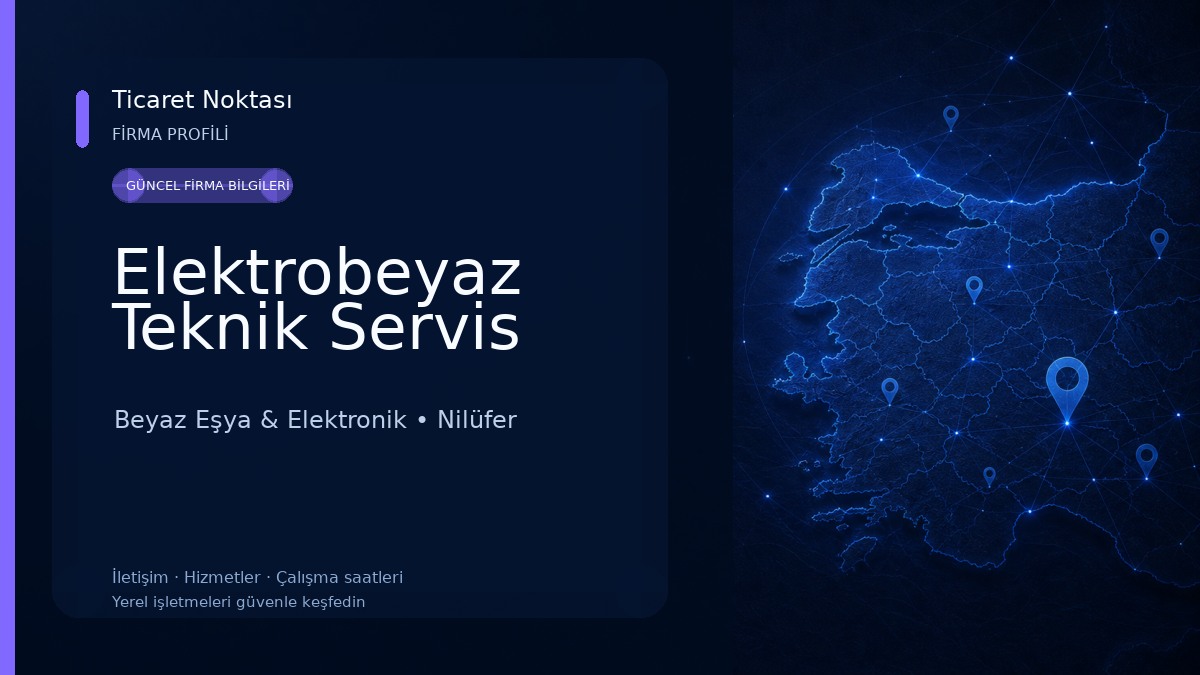 Elektrobeyaz Teknik Servis Beyaz Eşya & Elektronik