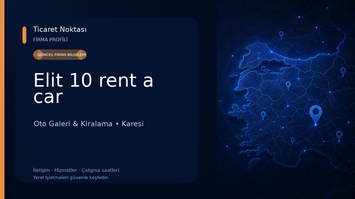 Elit 10 rent a car Oto Galeri & Kiralama