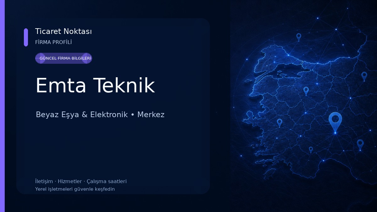 Emta Teknik Beyaz Eşya & Elektronik