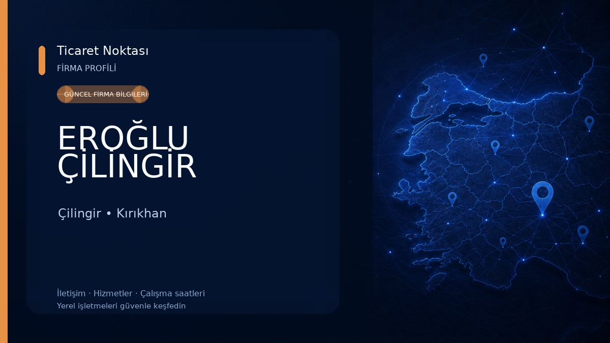 EROĞLU ÇİLİNGİR Çilingir