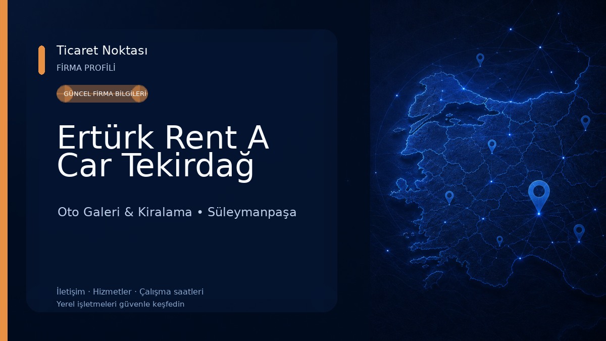 Ertürk Rent A Car Tekirdağ 